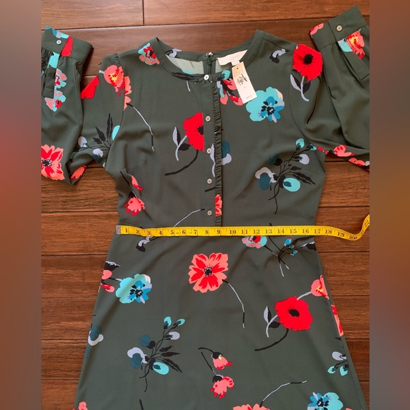 LOFT midi dress, size 10, NWT - Picture 9 of 12